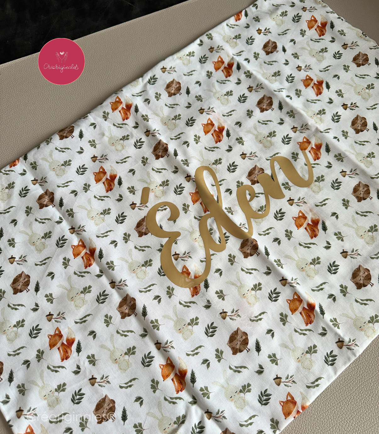 Taie (seule) supplémentaire pour oreiller enfant (Coton+Double gaze)