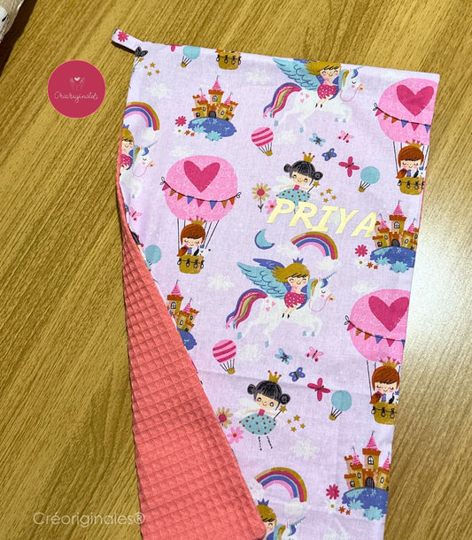 Serviette mains (maternelle) - grand modèle (30x50 cm)