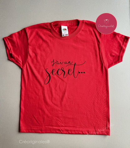 Tshirt enfant personnalisé