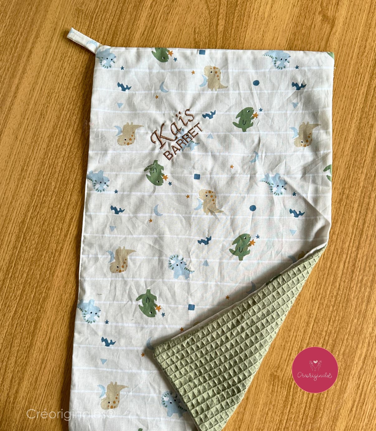 Serviette mains (maternelle) - grand modèle (30x50 cm)