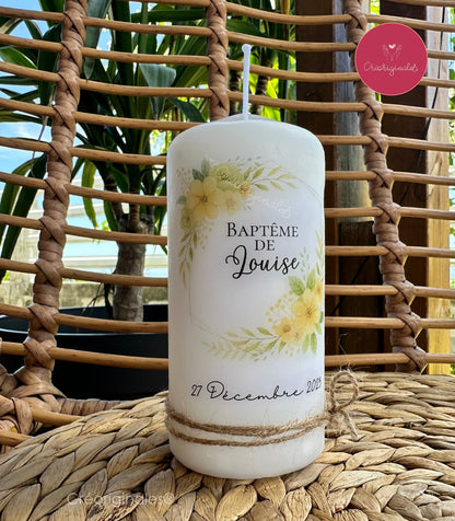 Bougie personnalisée