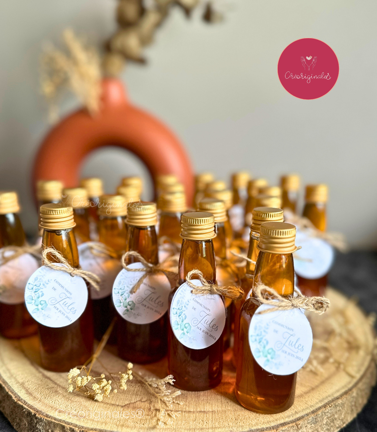 Minis bouteilles de Vinaigre artisanal