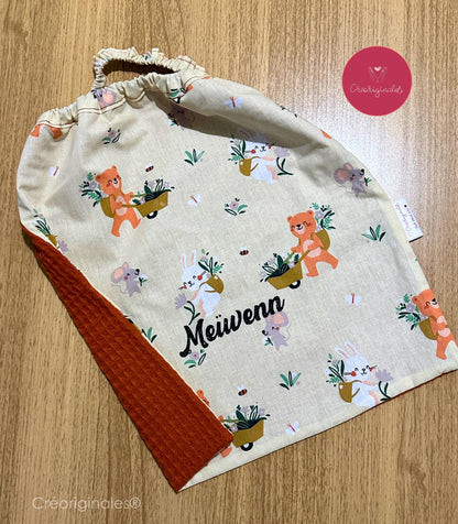 Serviette de cantine (Coton "nid d'abeille")