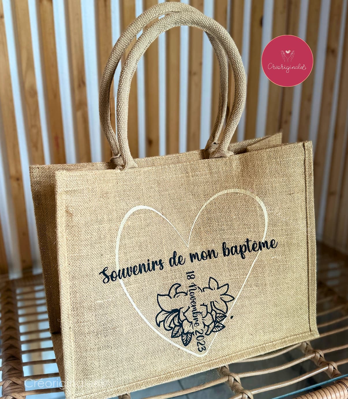 Sac en toile de jute